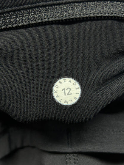 Lululemon Run Times Short II 4" Size 12 Black
