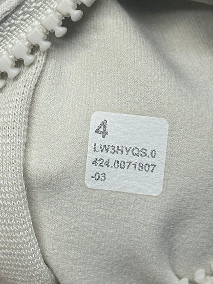 Lululemon Define Cropped Jacket Nulu Size 4 Bone / Gold