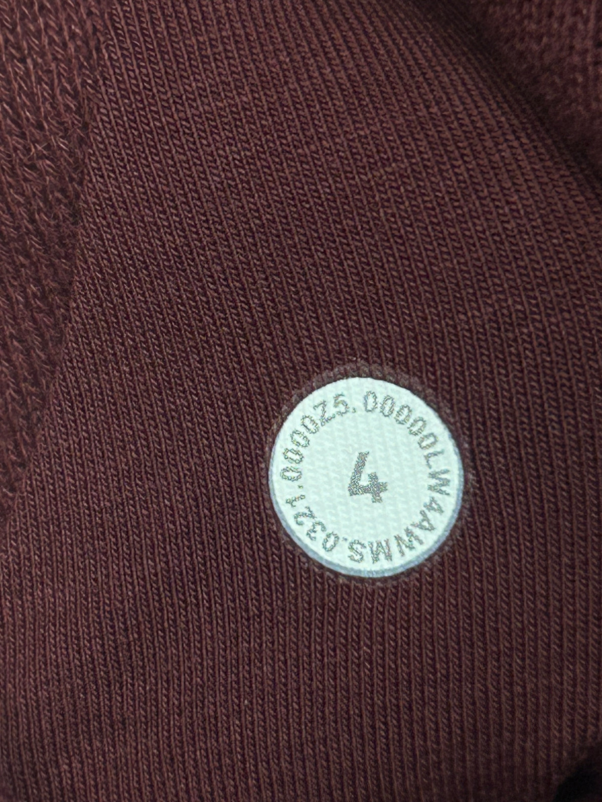 Lululemon Scuba Hoodie Light Cotton Fleece Size 4 Dark Adobe