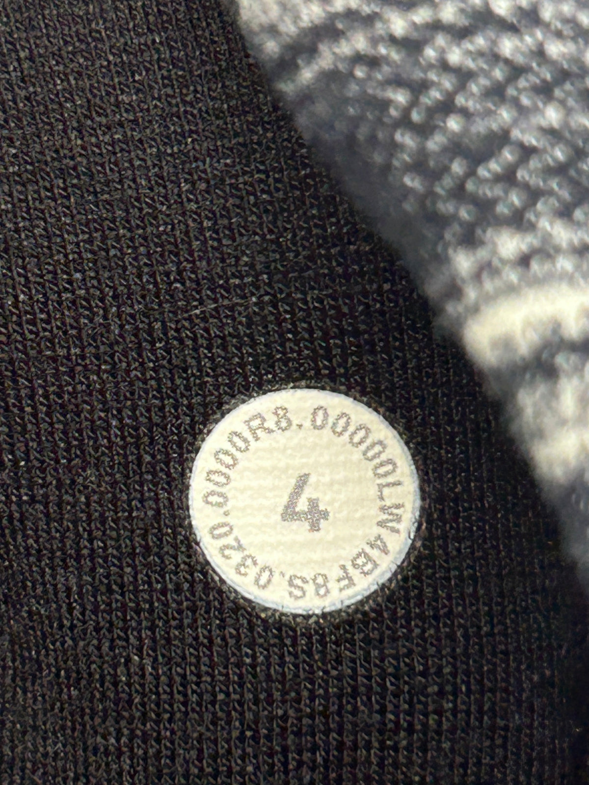 Lululemon Hooded Define Jacket Nulu Size 4 Heathered Black / White / Black