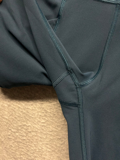 Lululemon Time To Sweat Crop 23" Size 2 Night Diver