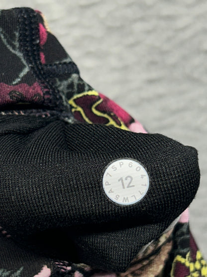 Lululemon Wunder Under Hi-Rise Tight 28" Size 12 Fluorolace Multi