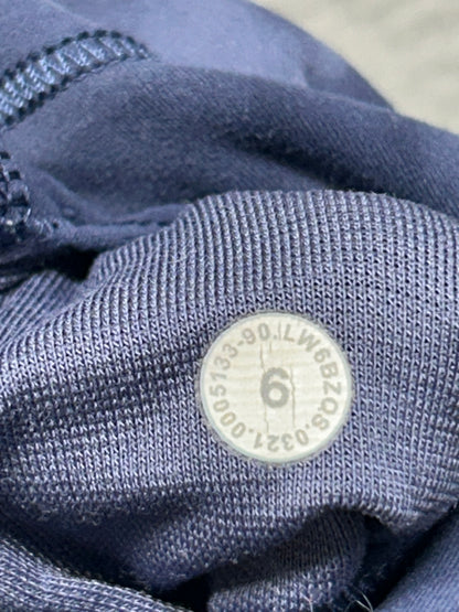 Lululemon Wunder Train High-Rise Crop 23" Size 6 Diamond Dye Shade Naval Blue