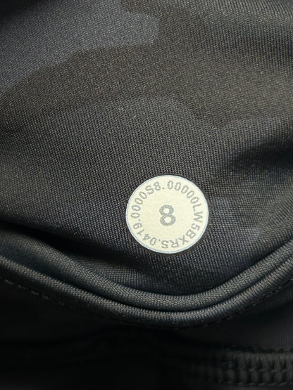 Lululemon Fast and Free Tight II 25" Non-Reflective Nulux Size 8 Heritage 365 Camo Deep Coal Multi