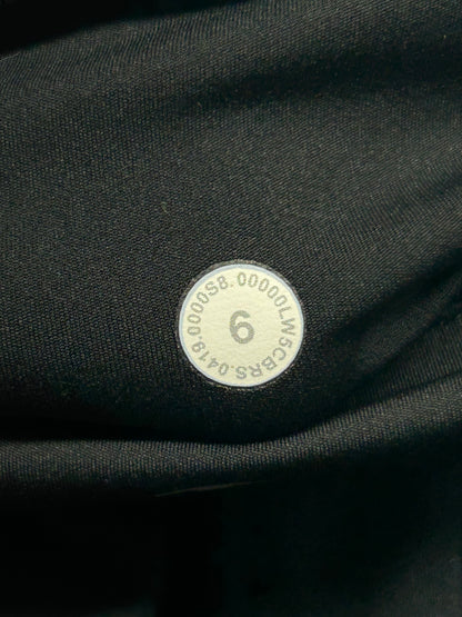 Lululemon Speed Wunder Tight 28" Speckle Shine Size 6 Black / Deep Coal / Silver