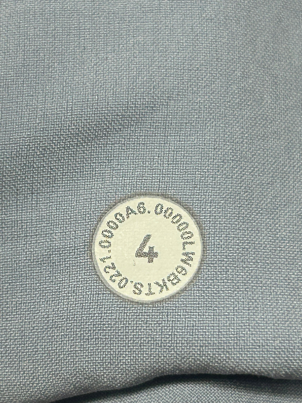 Lululemon Beyond the Studio Crop Size 4 Blue Linen