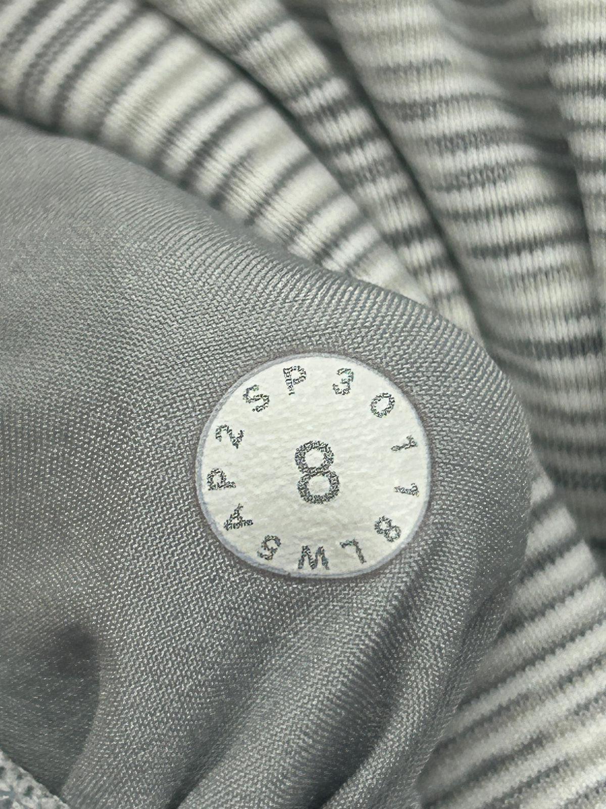 Lululemon On The Fly Pant 28" Size 8 Wee Are From Space Nimbus Battleship / Ice Grey