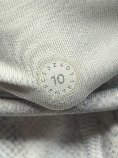 Lululemon Speed Up Tight 28" Size 10 Jasmine White Multi