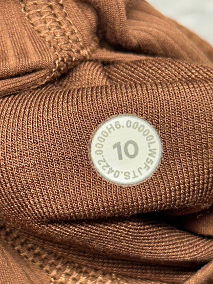 Lululemon Align Ribbed High-Rise Pant 25" Size 10 Roasted Brown