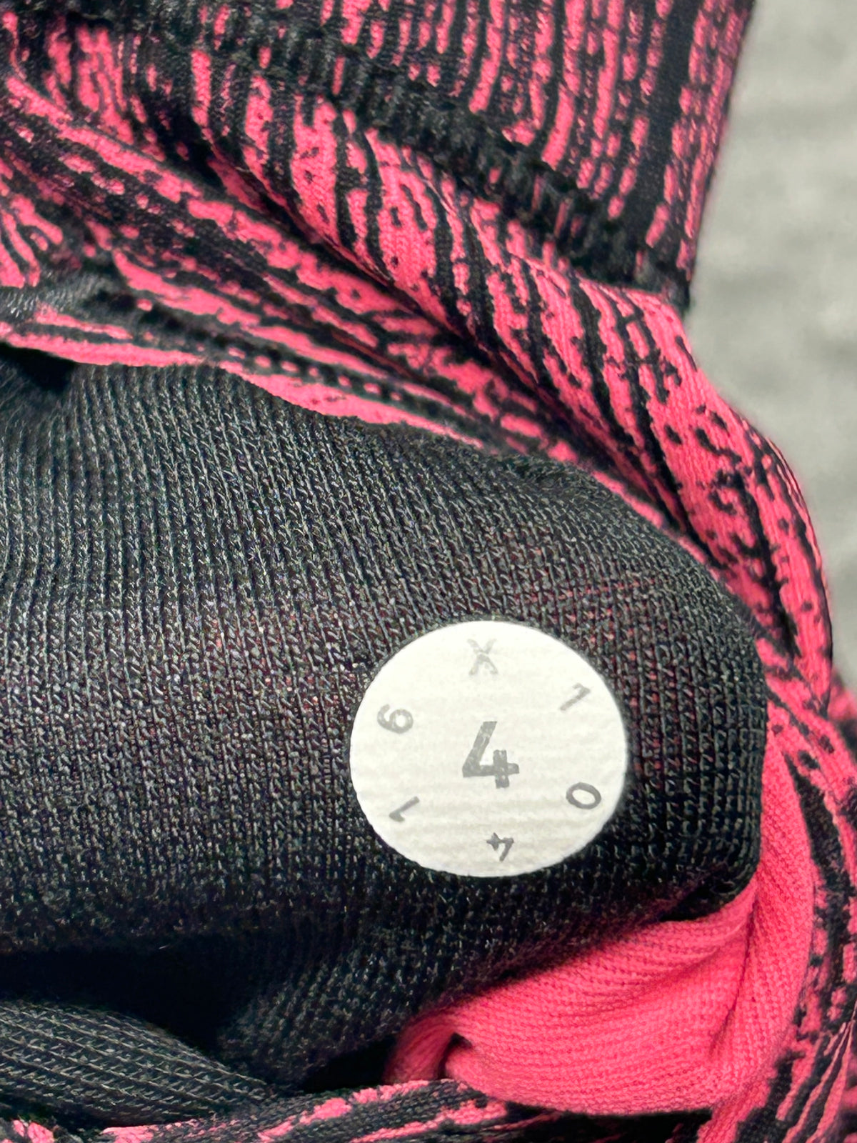 Lululemon High Times Pant Size 4 Down Pour Electric Coral Black
