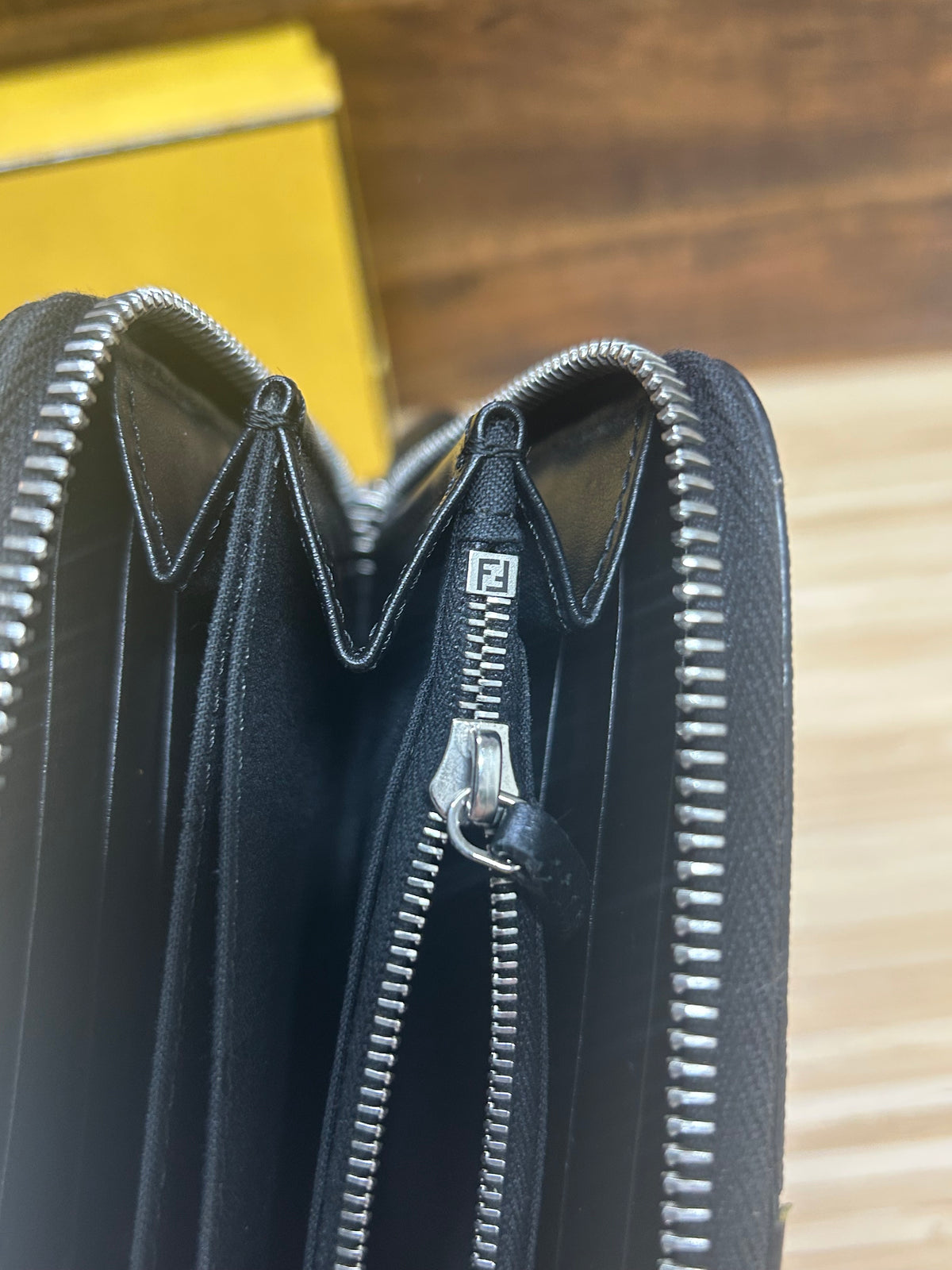 Fendi Zucca Zip Long Wallet