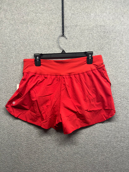 Lululemon Fast and Free High-Rise Classic-Fit Split Short 3" Size XL Lululemon Red