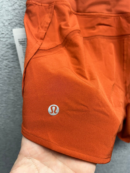 Lululemon Speed Up High-Rise Lined Short 2.5" Mesh Vent Size Medium Autumn Rust