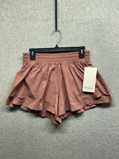 Lululemon Shake It Out High-Rise Running Short 2.5" Size XL Red Clay