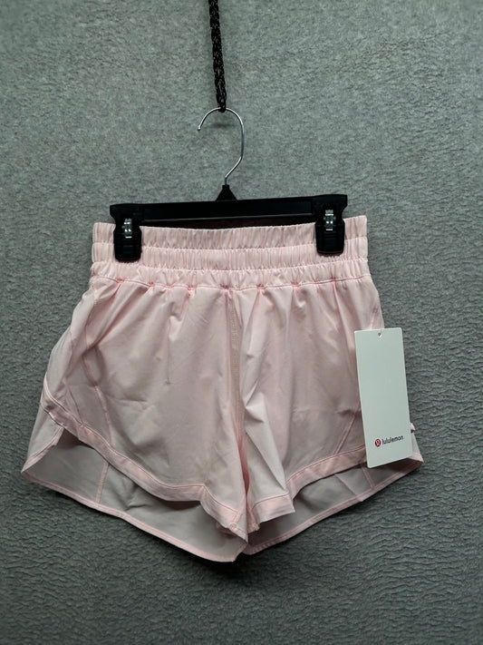 Lululemon Track That High-Rise Lined Short 3" Pink Pearl