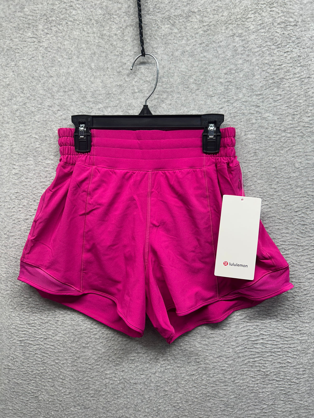 Lululemon Hotty Hot High-Rise Lined Short 4" Pink Flare