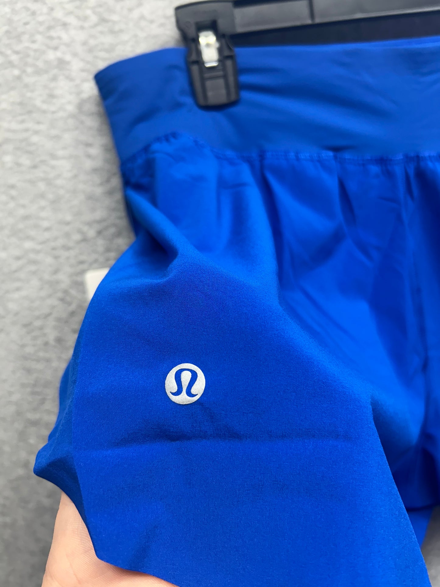 Lululemon Fast and Free High-Rise Classic-Fit Split Short 3" Size Large Galactic Cobalt