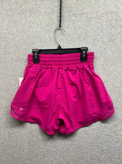 Lululemon Hotty Hot High-Rise Lined Short 4" Pink Flare