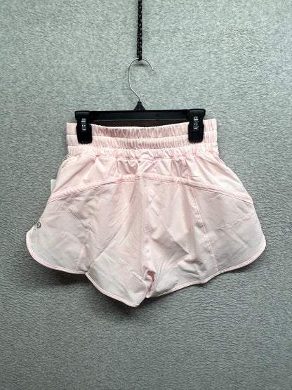 Lululemon Track That High-Rise Lined Short 3" Pink Pearl