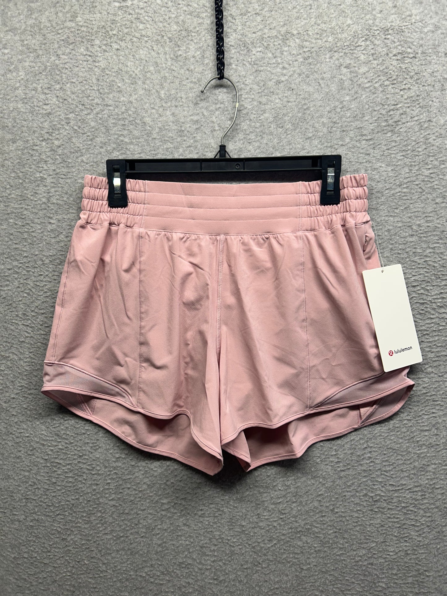 Lululemon Hotty Hot High-Rise Lined Short 4" Size 8 Pink Haze