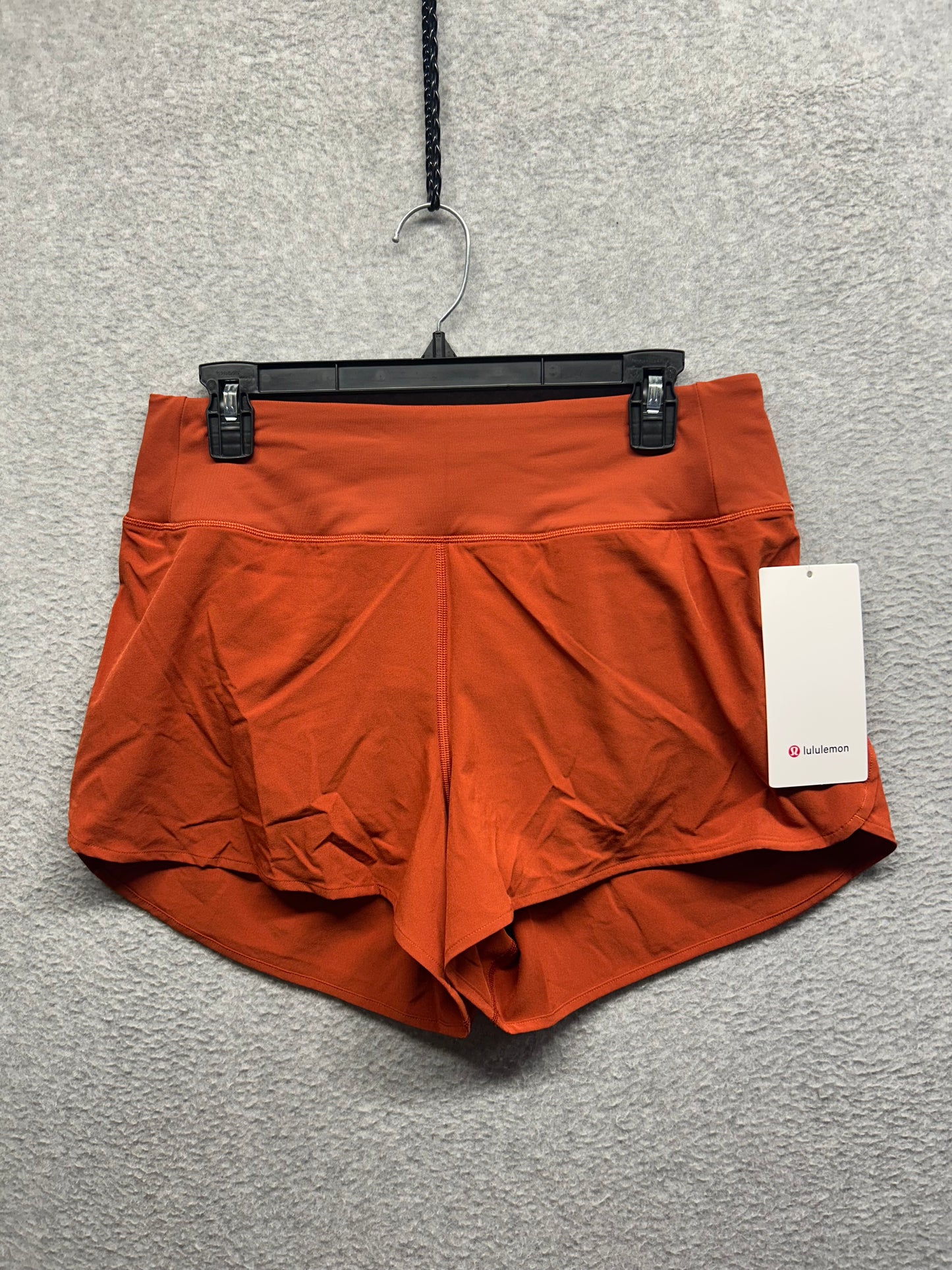 Lululemon Speed Up High-Rise Lined Short 2.5" Mesh Vent Size Medium Autumn Rust