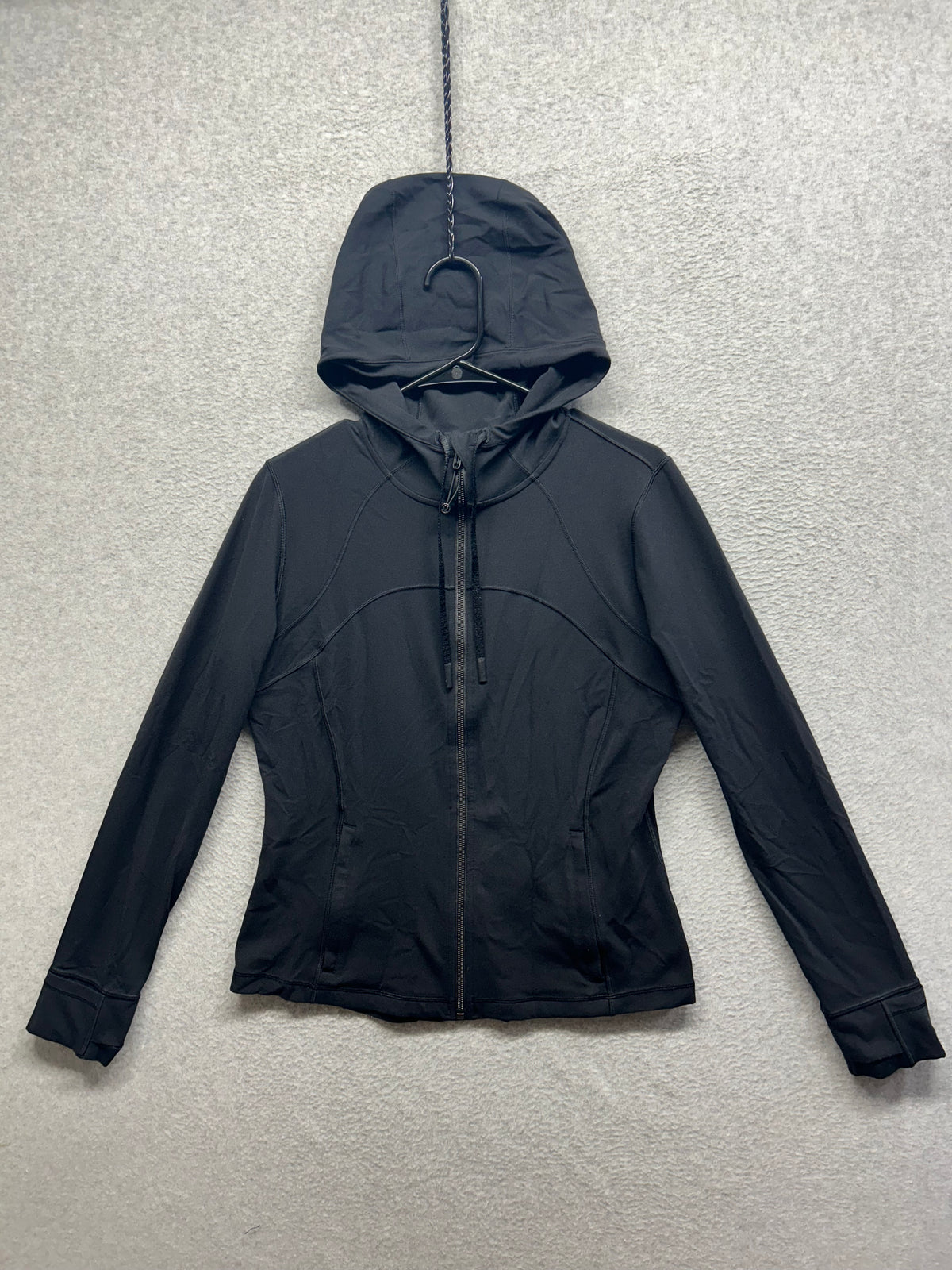 Lululemon Hooded Define Jacket Nulu Size 14 Black