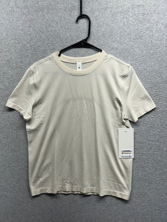 Lululemon Swiftly Relaxed Short-Sleeve Shirt Size 4 Light Ivory