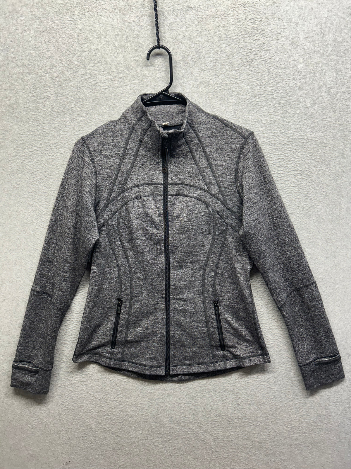 Lululemon Define Jacket Size 12 Heathered Black