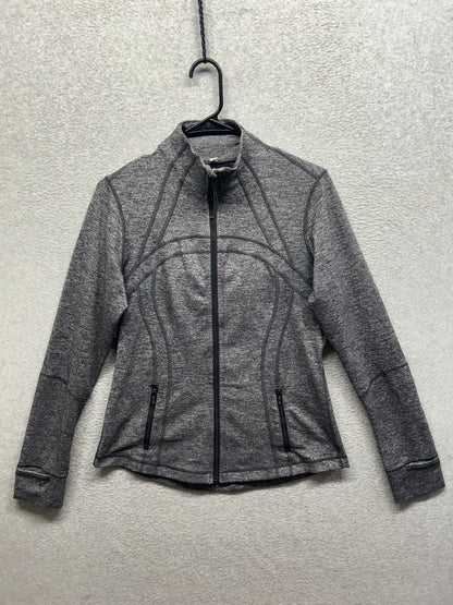 Lululemon Define Jacket Size 12 Heathered Black