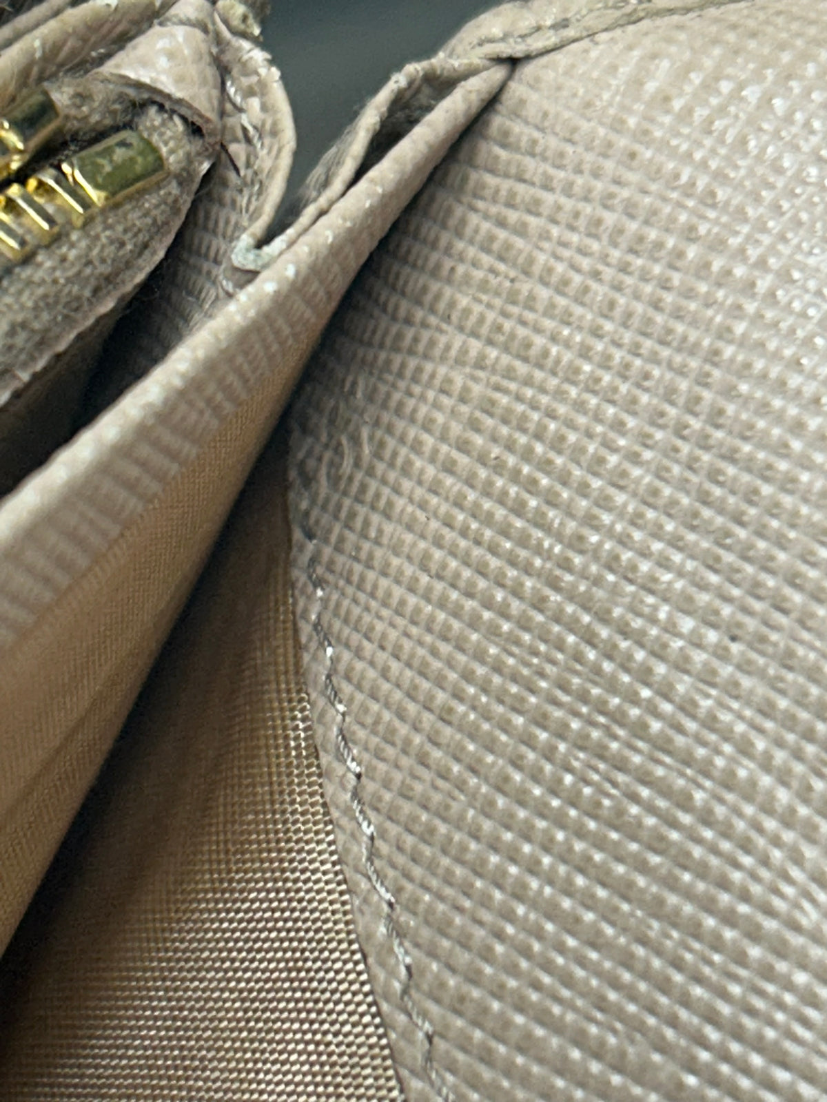 Prada Saffiano Leather Long Wallet