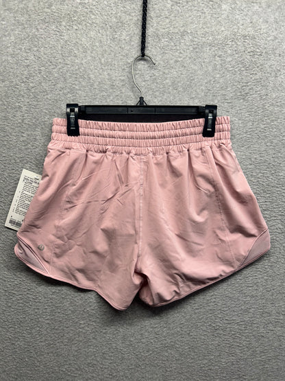 Lululemon Hotty Hot High-Rise Lined Short 4" Size 8 Pink Haze