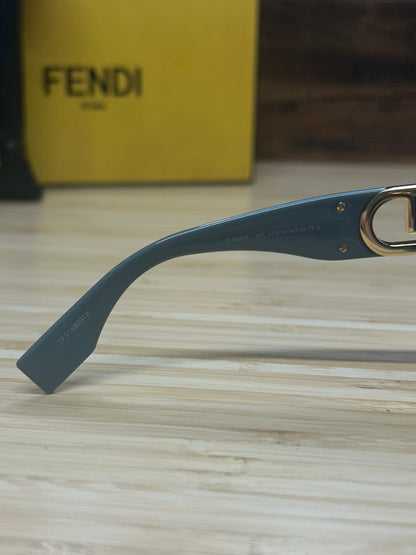 Fendi Smoke Gray Square Sunglasses FE40063F