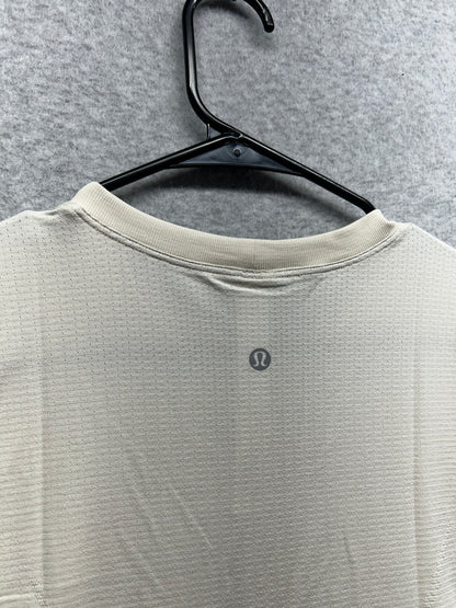 Lululemon Swiftly Relaxed Short-Sleeve Shirt Size 4 Light Ivory