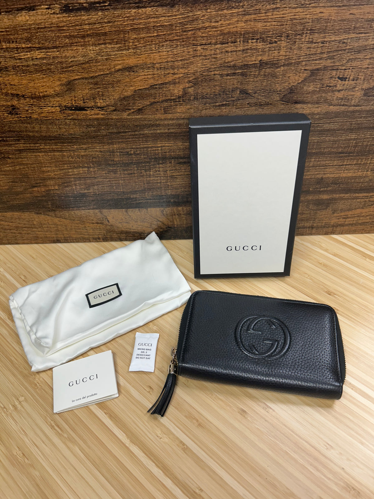 Gucci Soho Zip Wallet