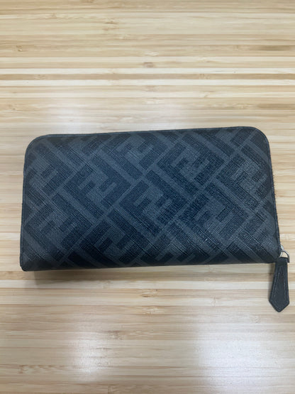 Fendi Zucca Zip Long Wallet