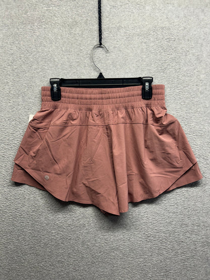 Lululemon Shake It Out High-Rise Running Short 2.5" Size XL Red Clay