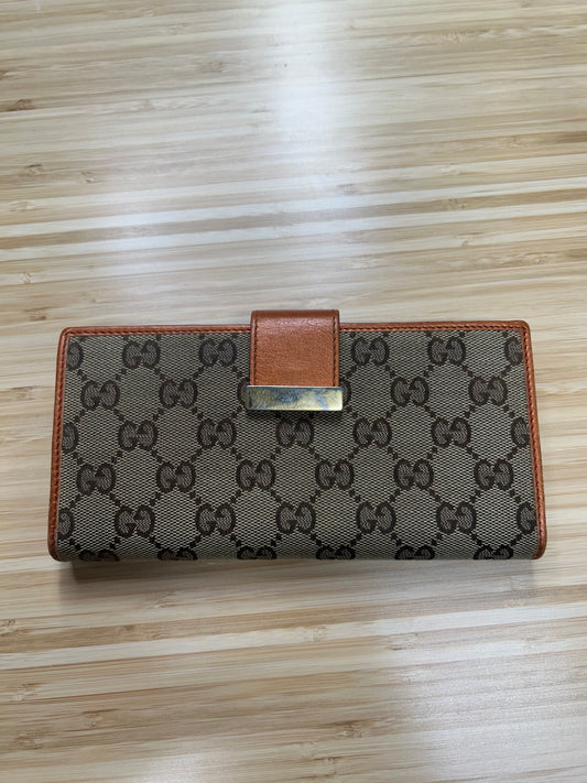 Gucci Canvas Long Wallet