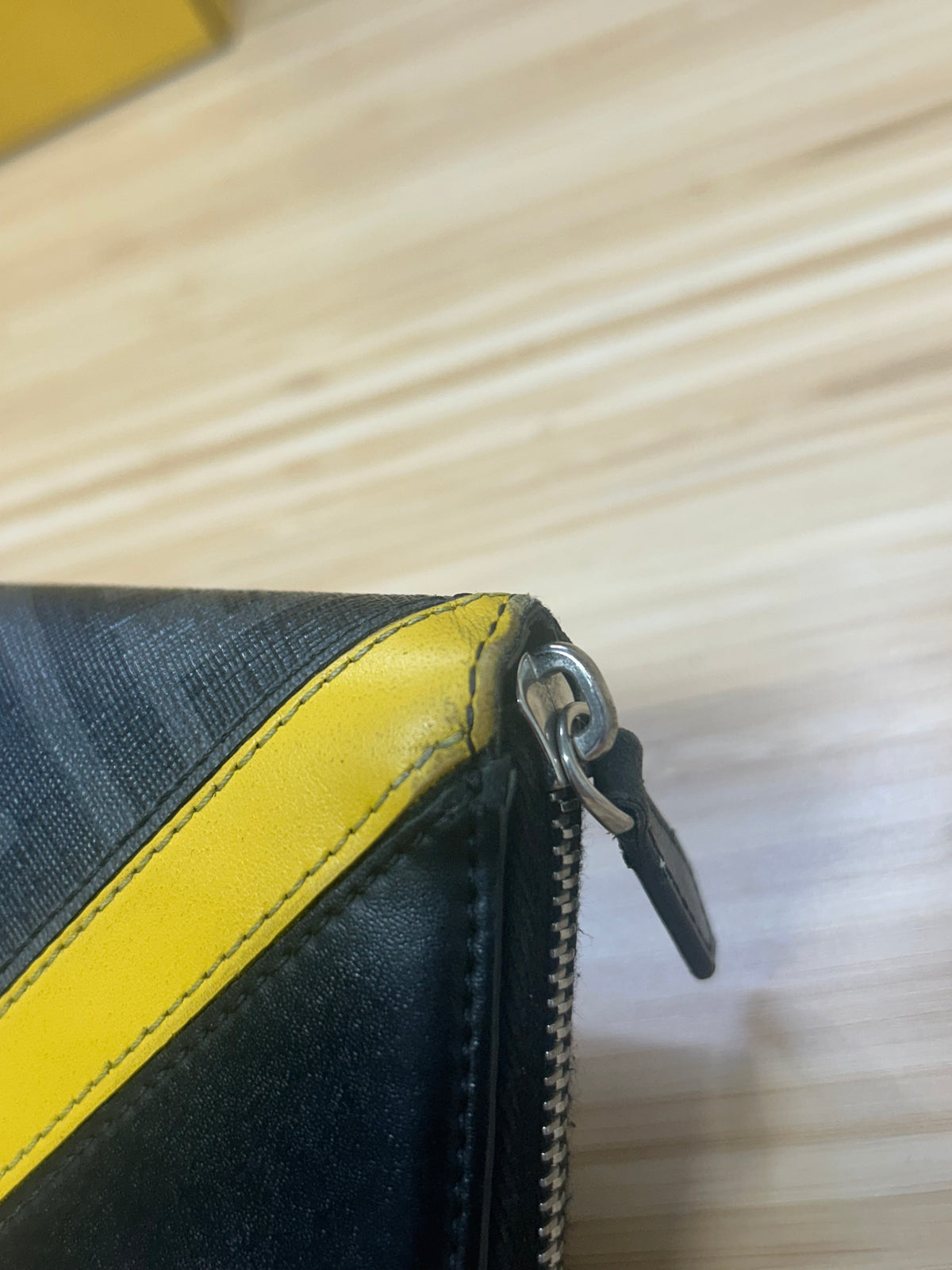 Fendi Zucca Zip Long Wallet