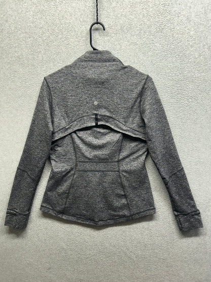 Lululemon Define Jacket Size 12 Heathered Black