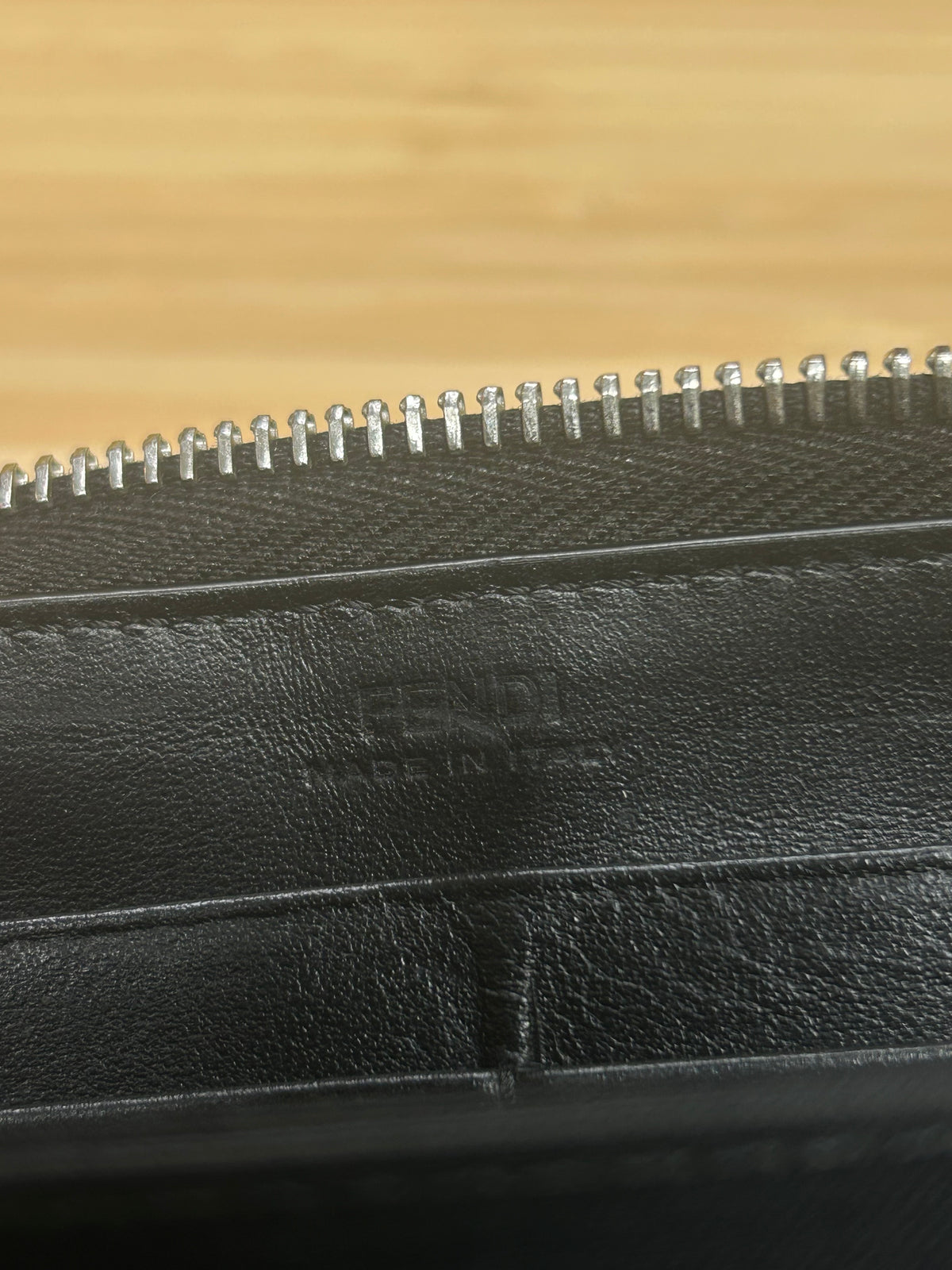 Fendi Zucca Zip Long Wallet