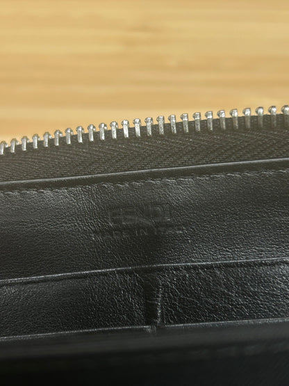 Fendi Zucca Zip Long Wallet