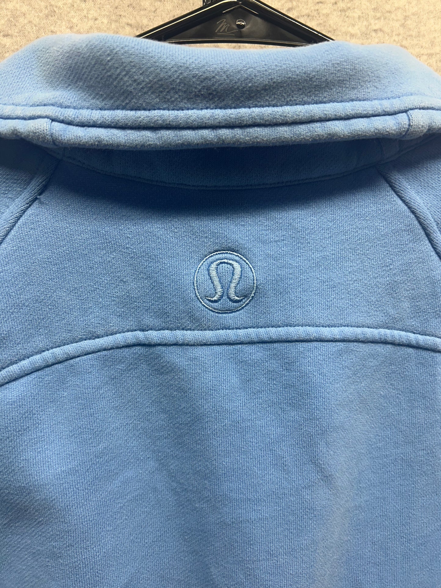 FLAWED Lululemon Scuba Oversized Funnel Neck Half-Zip Size XS/S Blue Nile