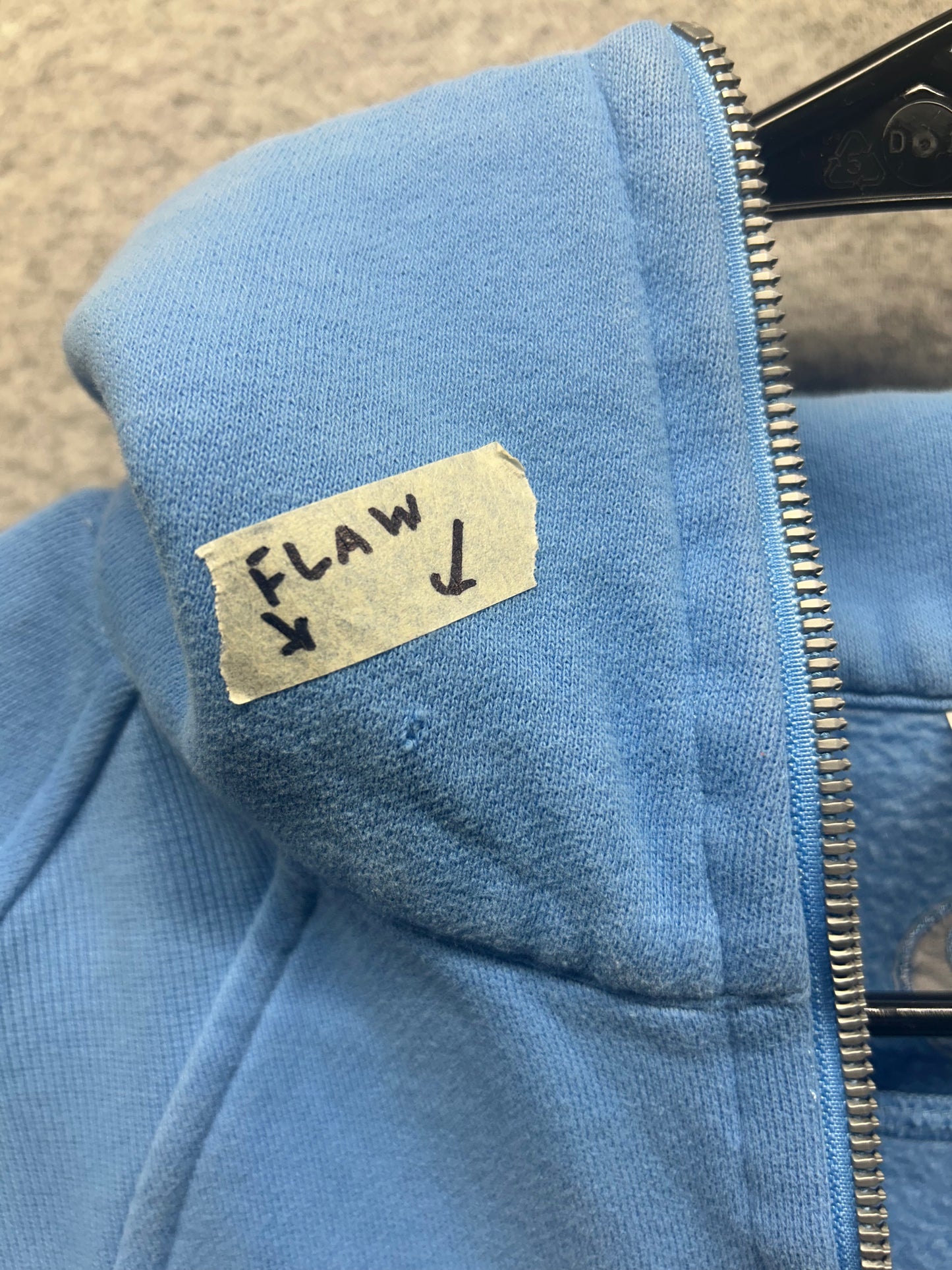 FLAWED Lululemon Scuba Oversized Funnel Neck Half-Zip Size XS/S Blue Nile