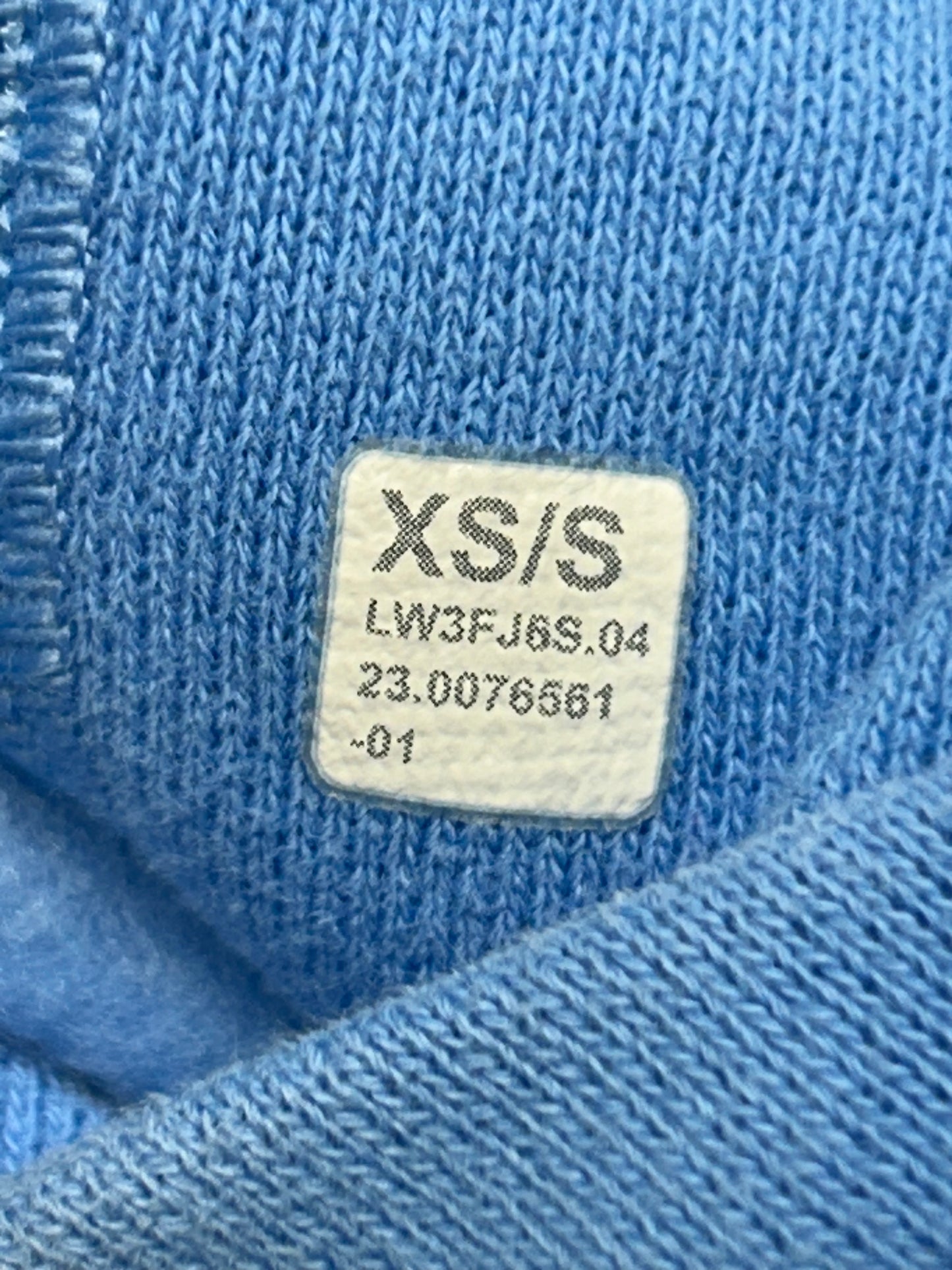 FLAWED Lululemon Scuba Oversized Funnel Neck Half-Zip Size XS/S Blue Nile