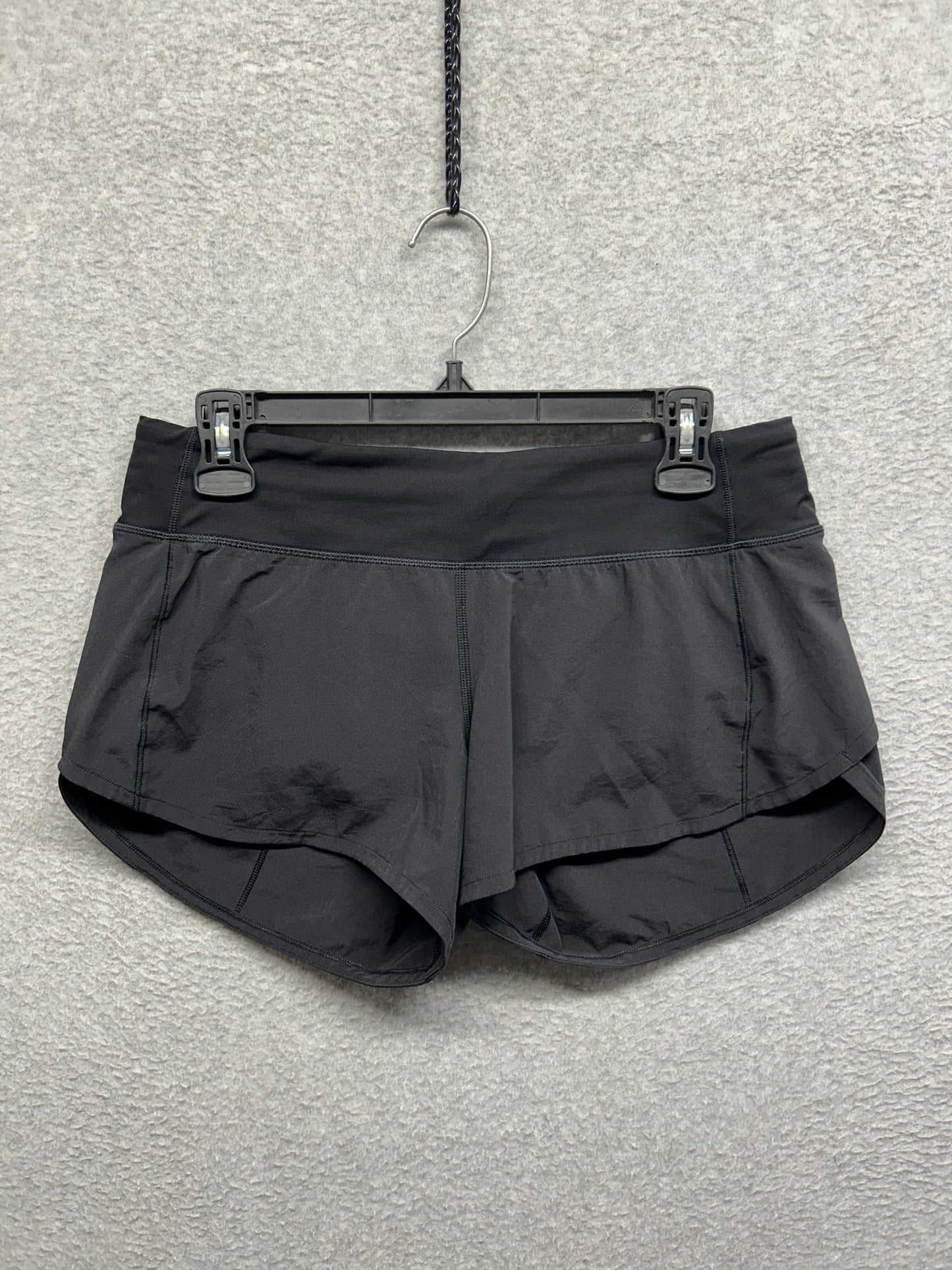 Lululemon Speed Up Short Long 4" Size 6 Black