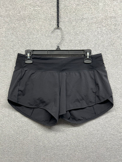 Lululemon Speed Up Short Long 4" Size 6 Black