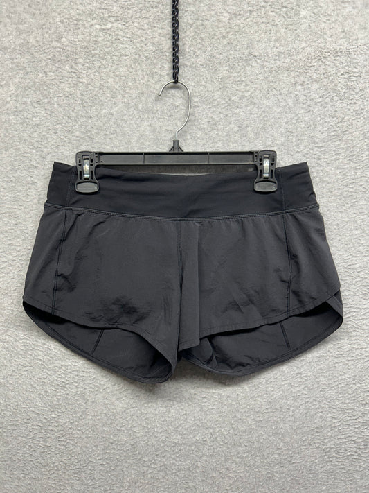 Lululemon Speed Up Short Long 4" Size 6 Black