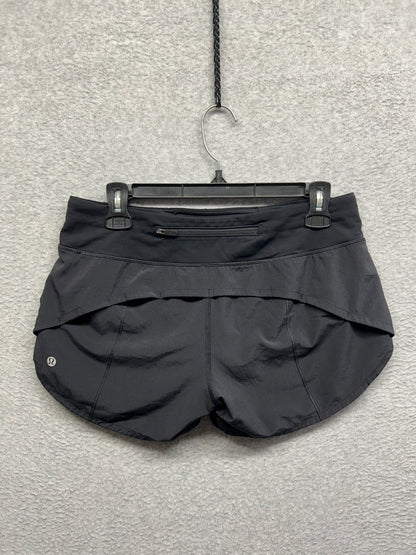 Lululemon Speed Up Short Long 4" Size 6 Black