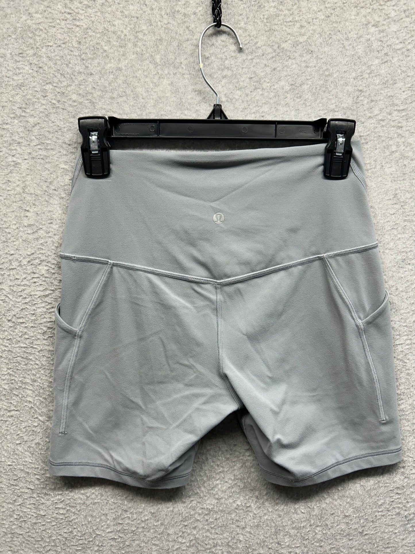 Lululemon Align High Rise Short 6" With Pockets Size 8 Rhino Grey