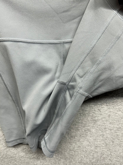 Lululemon Align High Rise Short 6" With Pockets Size 8 Rhino Grey
